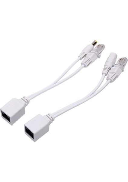 Pasif PoE Enjektör Kablo Seti rj45 ile pasif poe adaptör uzatma seti