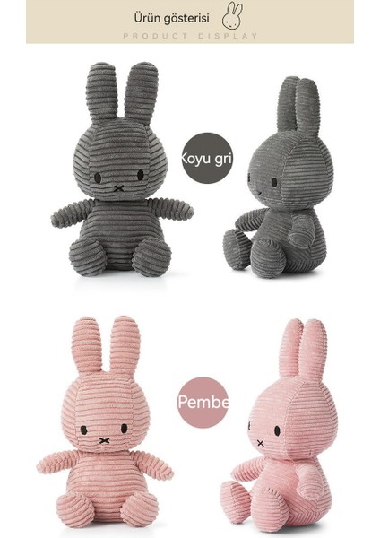 Miffy Tavşan Peluş Oyuncak Bebek Yatıştırıcı Bebek Bez Bebek (Yurt Dışından)