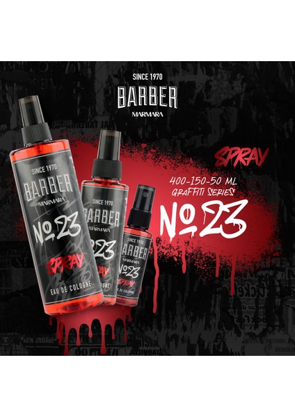 Barber Marmara No.23 EDC Sprey Kolonya 400 ml