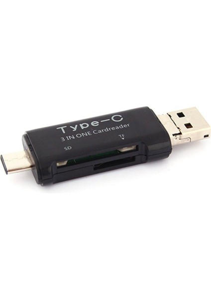 A Otg Type-C Kart Okuyucu USB 3.0 A Micro Combo To Tf Sd (Yurt Dışından)