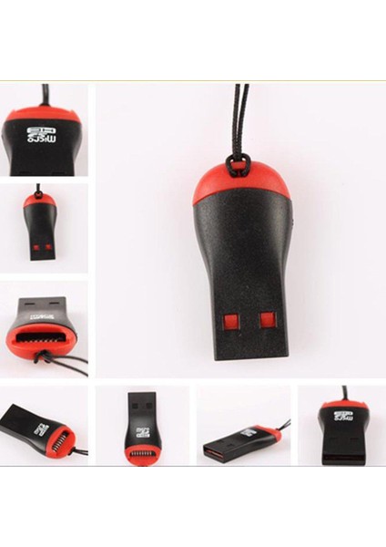 Yüksek Hızlı USB 2.0 Micro Sd Sdhc Tf Flash Bellek Kartı Okuyucu Mini Adaptör (Yurt Dışından)
