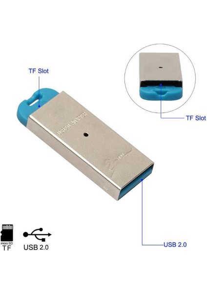 Tf Kart Okuyucu Yüksek Hızlı USB 2.0 Mini Micro- Sd T-Flash Tf M2 Akıllı Telefon Pc Için Hafıza Kartı Okuyucu (Yurt Dışından) fiyatları