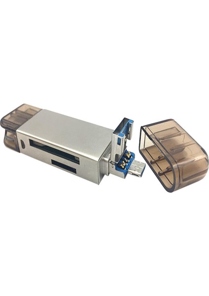 5'i 1 Arada USB / Mikro USB / Tip C (Otg) Sd Android Telefon Için Tf Kart Okuyucu (Yurt Dışından)