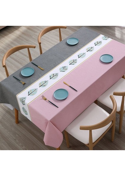 Xuanyuan Pavilion Su Geçirmez, Yağ Geçirmez, Ütüleme Önleyici Tek Kullanımlık Pvc Masa Örtüsü (Yurt Dışından)