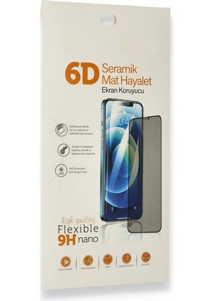 A16 6d Mat Seramik Hayalet Nano Ekran Koruyucu