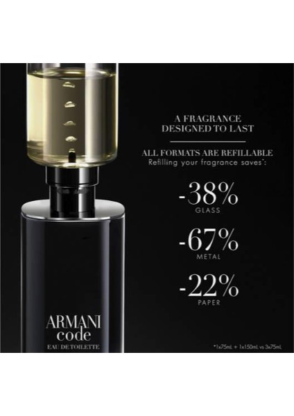 Giorgio Armani Giorgio Armani code Edt 125 ml Erkek Parfümü