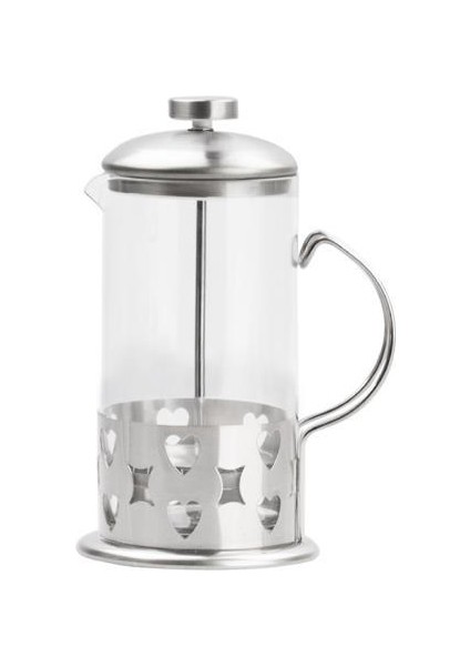 Çırpan Ev Kalpli Metal French Press 350ML