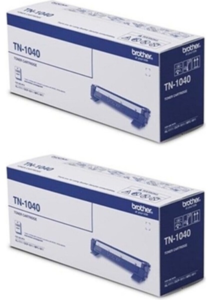 TN-1040 (1040) MFC-1911W 2'li Orjinal Toner Avantaj Paket 1,000 Sayfa Kapasiteli Kutulu Ürünler NI193