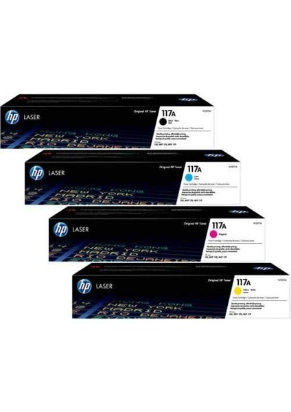 117A Orjinal Toner 4'lü Set W2070A-W2071A-W2072A-W2073A 150A Nı1