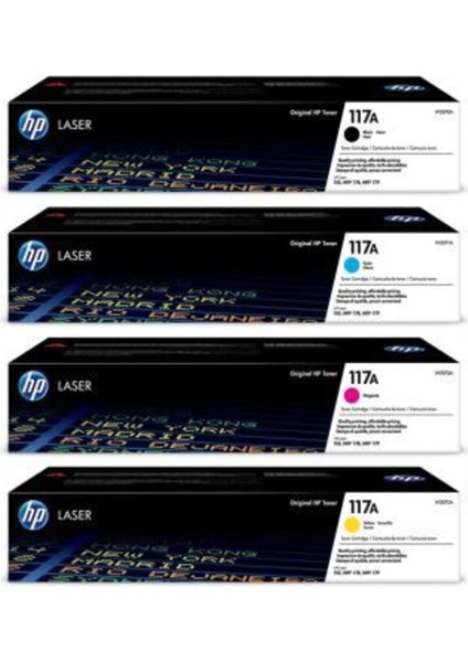 117A 4 Renk Toner Mfp 178NW Uyumlu Nı4