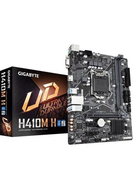 Gıgabyte H410M H V3 H410 Ddr4 VGA Glan Matx HDMI Usb3.1 M.2 1200P Anakart