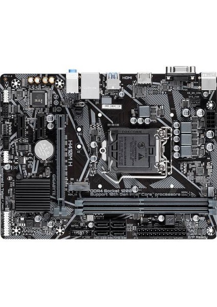 Gıgabyte H410M H V3 H410 Ddr4 VGA Glan Matx HDMI Usb3.1 M.2 1200P Anakart