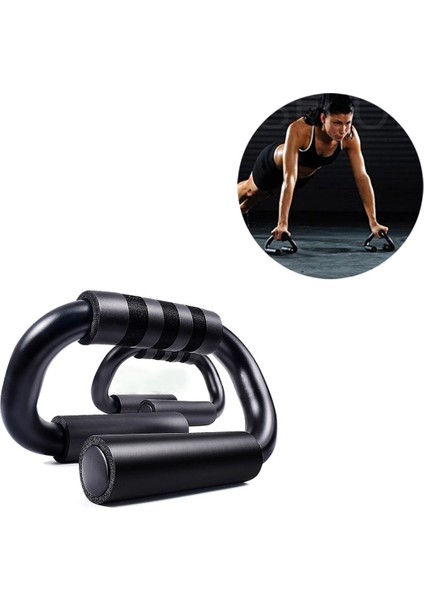 S Şekli Push Up Standı Alüminyum Şınav Aleti Spor Aracı Fitness Göğüs Egzersiz Ekipmanları 16X13X12 cm