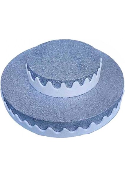 Strafor Pasta 2 Katlı - Strafor Stand 2 Katlı Gümüş 29.5x9 cm