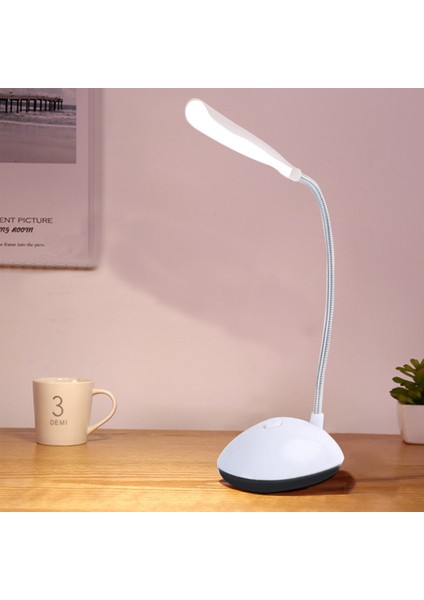 Kullanışlı Bükülebilir Pilli LED Masa Lambası Kitap Okuma Işığı 30 cm x 10 cm x 30 cm
