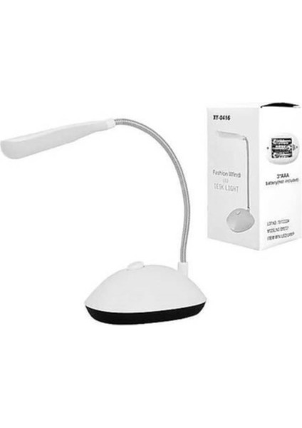 Kullanışlı Bükülebilir Pilli LED Masa Lambası Kitap Okuma Işığı 30 cm x 10 cm x 30 cm