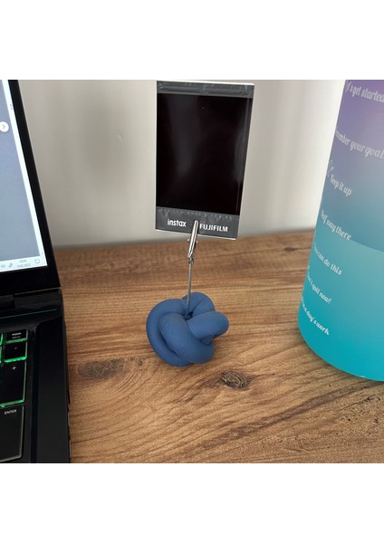 Gri Mavi Düğüm Not Tutucu modelleri