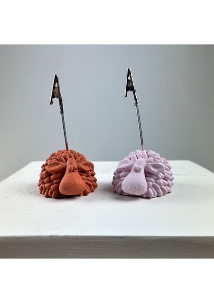 Kuzu Not Tutucu 2'li Set (Pembe-Terracota)