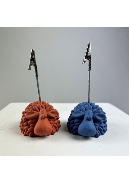 Kuzu Not Tutucu 2'li Set (Gri Mavi-Terracota) modelleri