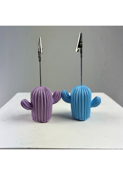 Kaktüs Not Tutucu 2'li Set (Lila- Açık Mavi) fiyatları