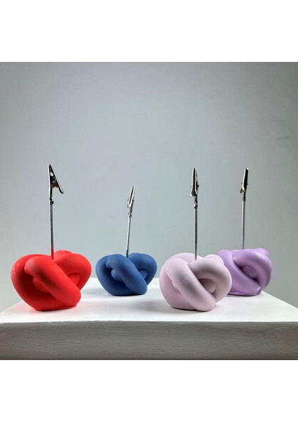 Düğüm Not Tutucu 4'lü Set (Gri Mavi-Mercan-Pembe-Lila) fiyatları