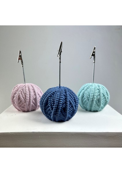 Yumak Not Tutucu 3'lü Set (Gri Mavi - Nane - Pembe )