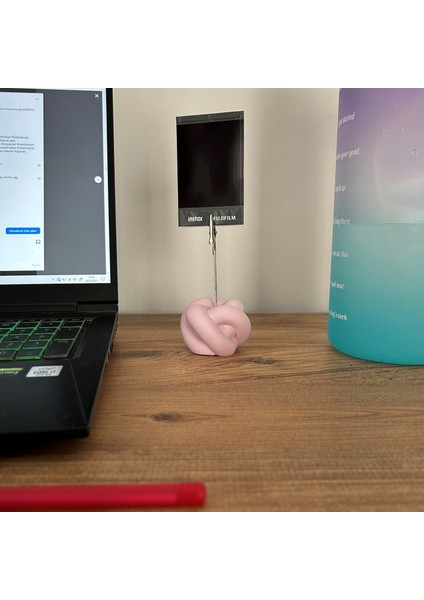 Pembe Düğüm Not Tutucu