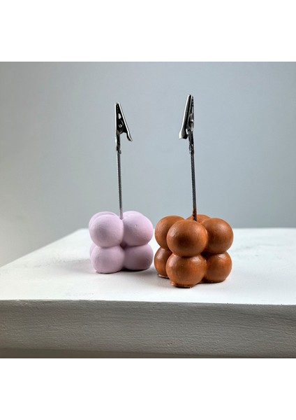 Bubble Not Tutucu 2'li Set ( Terracota - Pembe ) modelleri