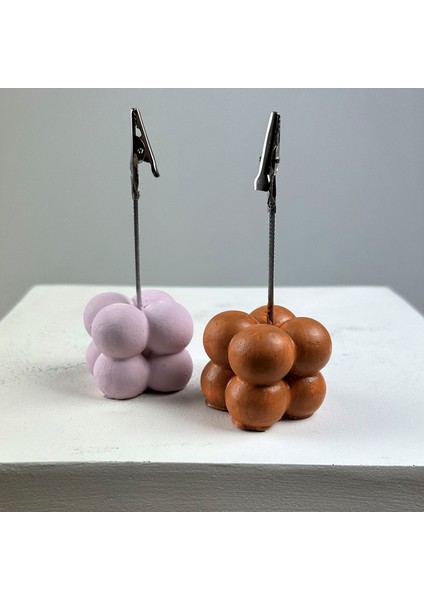 Bubble Not Tutucu 2'li Set ( Terracota - Pembe ) fırsatları