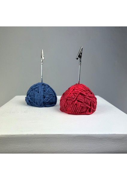 Top Yumak Not Tutucu 2'li Set ( Kırmızı - Gri Mavi ) modelleri