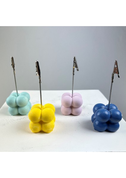 Bubble Not Tutucu 4'lü Set ( Nane - Pembe - Sarı - Gri Mavi)