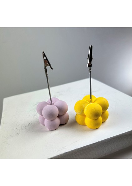 Bubble Not Tutucu 2'li Set ( Pembe - Sarı )