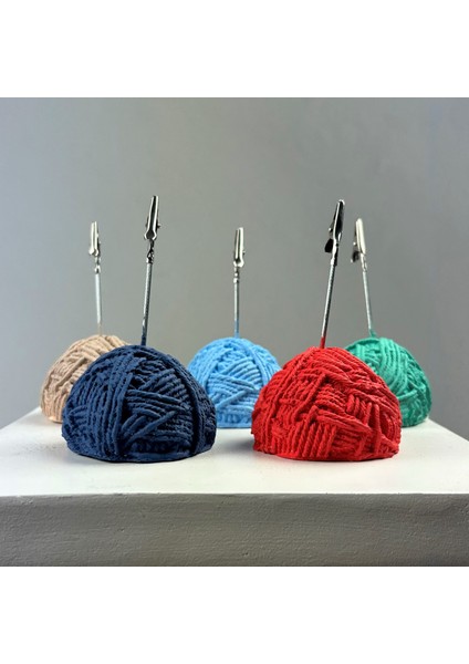 Top Yumak Not Tutucu 5'li Set (Açık Mavi - Mercan - Buz Yeşili - Gri Mavi- Krem ) modelleri