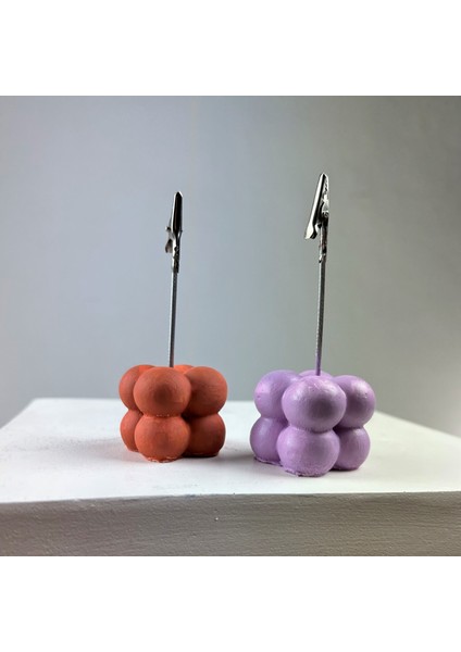 Bubble Not Tutucu 2'li Set ( Meşe - Lila )