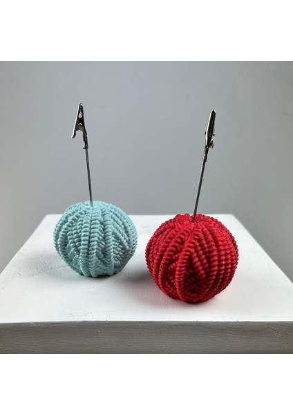 Yumak Not Tutucu 2'li Set ( Nane - Kırmızı )