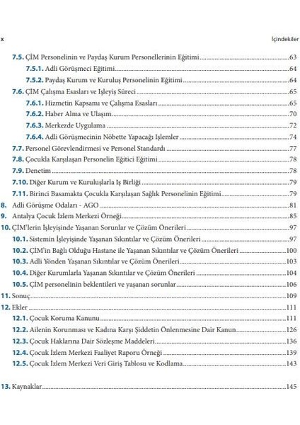 Türkiye’de Çocuk Izlem Merkezleri ve Antalya Çocuk Izlem Merkezi Deneyimi
