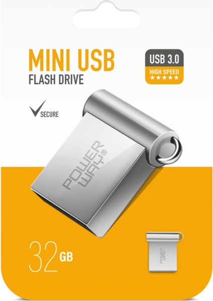 32 GB USB 3.0 Yüksek Hızlı Metal Mini Usb Flash Bellek