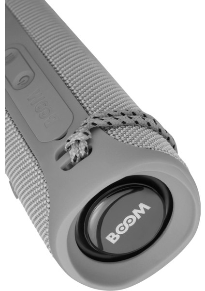 Boom Gri Taşınabilir Ses Bombası Kablosuz Bluetooth Hoparlör Speaker Yüksek Ses Çoklu Bağlantı