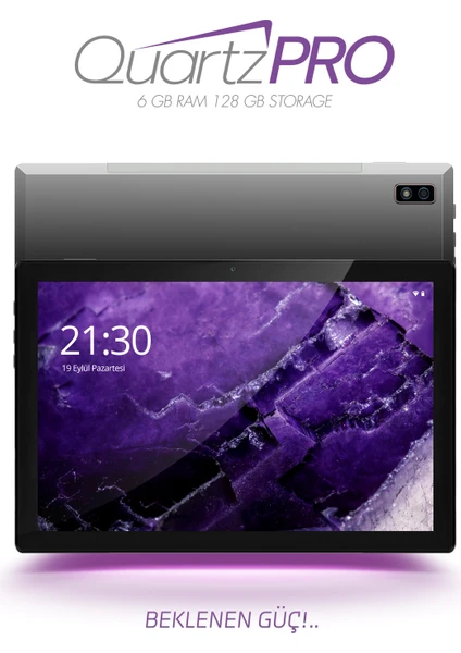 10.1 Inc 6GB Ram 128GB Hafıza 1920*1200 IPS Ekran 8 Çekirdek İşlemcili QuartzPRO Tablet