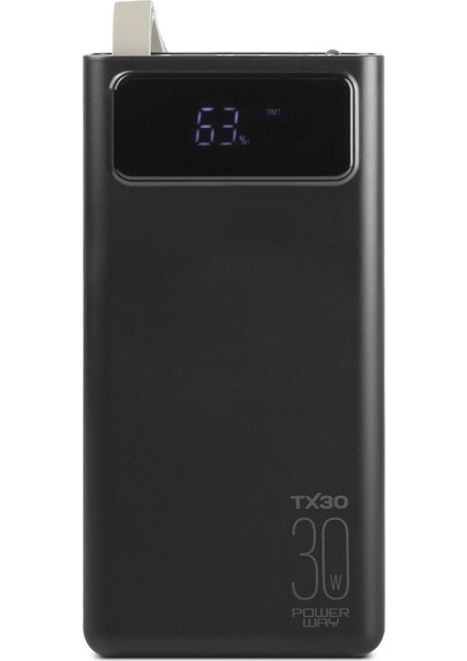 30.000 mAh Powerbank TX30 Dijital Göstergeli