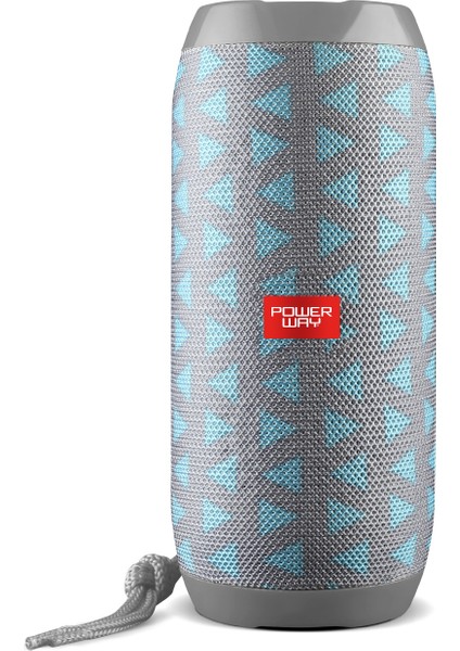Wrx01 90 Db Sd Kart Aux Usb Girişli Gümüş Kablosuz Bluetooth Speaker Hoparlör Ses Bombası Fm Radyo