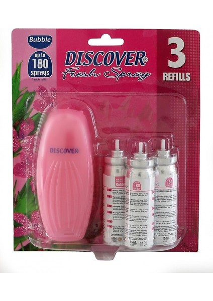 Discover Fresh Sprey Banyo Spreyi 3 Yedekli Bubble