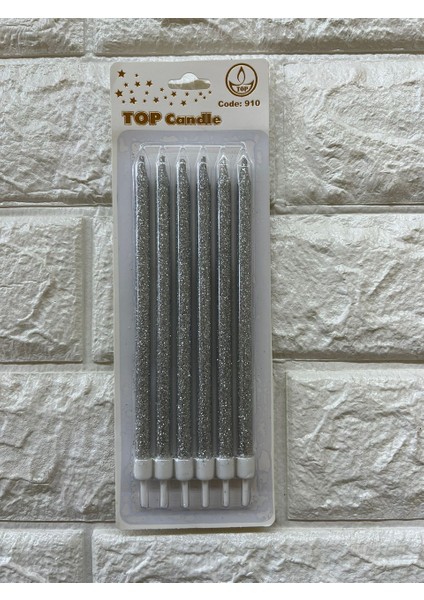 6li Simli Pasta Mumu Gümüş 17 cm