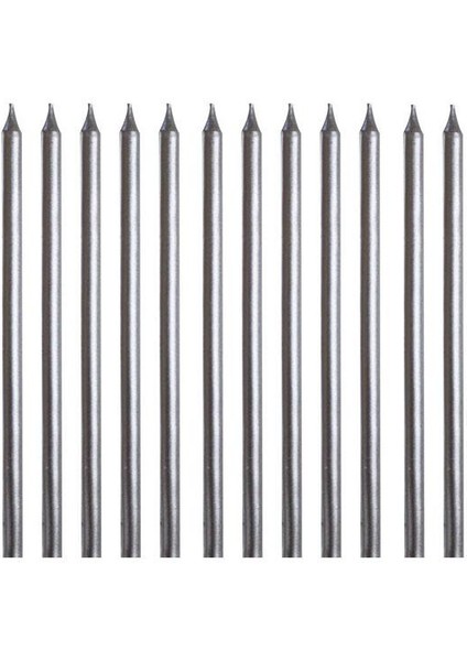 20 cm Silver Pasta Mumu 12'li