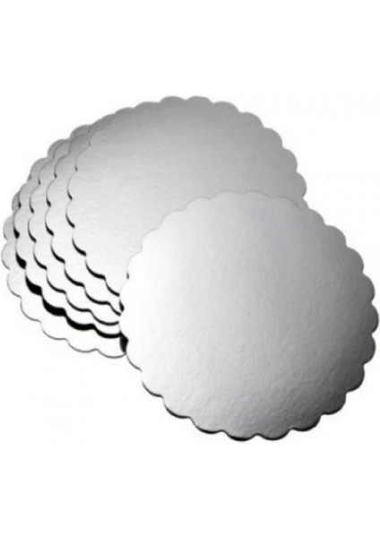 Pasta Altı Gümüş 11 cm 50'li