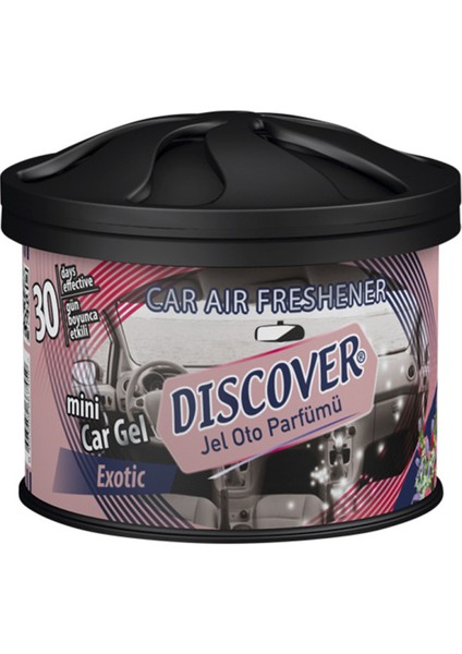 Discover Mini Car Jel Oto Parfümü Exotic