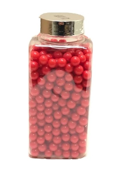 Sprinkles Christmas Kırmızı 8 mm Boncuk Şeker 90 gr