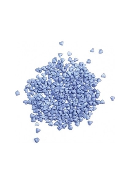 Mini Lila Soft Kalp Sprinkles Şeker 70 gr