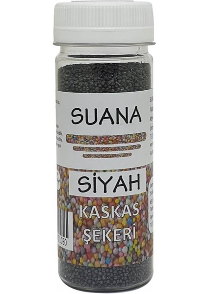 Siyah Yaldızlı Kaskas Şeker 100GR