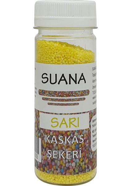 Kaskas Şekeri 100GR (Sarı,yaldızlı)